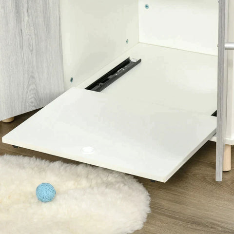 Rootz Kattenkast - Kattenbak - Kattenhuis - Kattenbed - Met Deurtjes - 60 x 55 x 62,5 cm