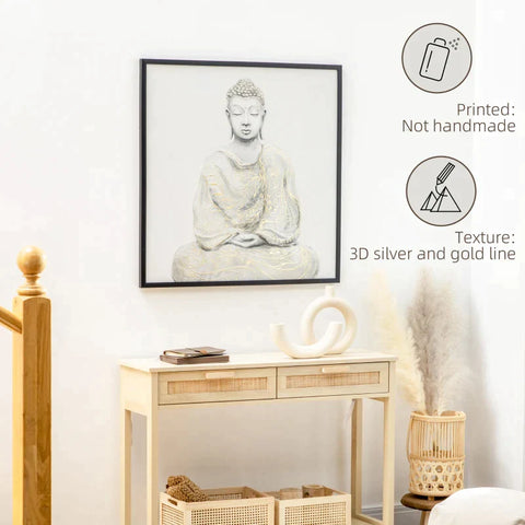 Rootz Wall Art - Wall Pictures - Canvas Wall Art - Art Print - UV Printing - Multi-coloured - 83 x 83 cm