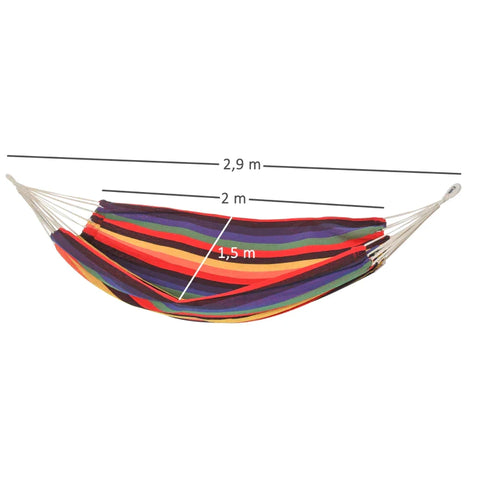 Rootz Hanging Bed - Carrying Bad - Camping Bed - 290 x 150 cm