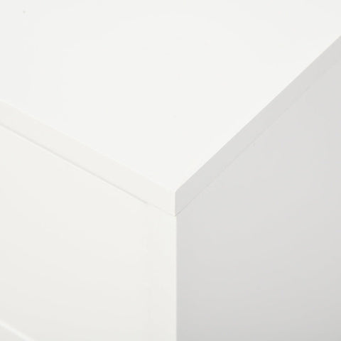 Rootz TV Cabinet - TV Stand - TV Lowboard Chest - Living Room Drawer - White - 115 x 40 x 51 cm