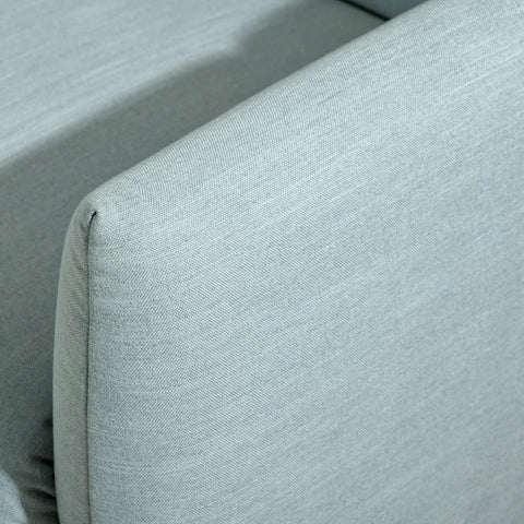 Rootz Fauteuil - TV Stoel - Recliner Chair - Relaxfauteuil - Met Elektrische Motor - USB Oplaadpoort - Linnen Look Polyester/Staal/Foam - Blauw - 77 x 89 x 107 cm