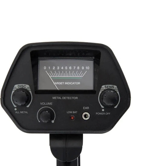 Rootz Metal Detector - Waterproof Metal Detector - Lightweight Metal Detector - High-Performance Metal Detector - Black - 77.5-105x13x24cm