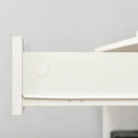 Rootz Desk - Computerbureau met 2 Laden - Modern Schrijfwerkstation - Thuis - Kantoor - Studie - Wit - 120 cm x 60 cm x 76 cm