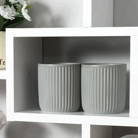 Rootz Wall Shelf - Hanging Shelf - Floating Shelf - Wall Bookcase - Wood - White - 85 x 14.5 x 47.5 cm