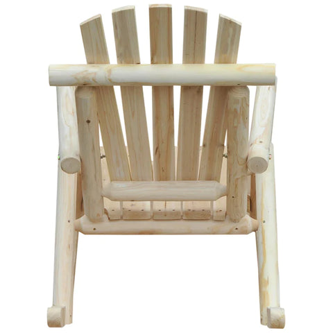 Rootz Rocking Chair - Swing Chair - Swing Garden Chair - Relaxation Chair - Natural - W66 x D96 x H98cm