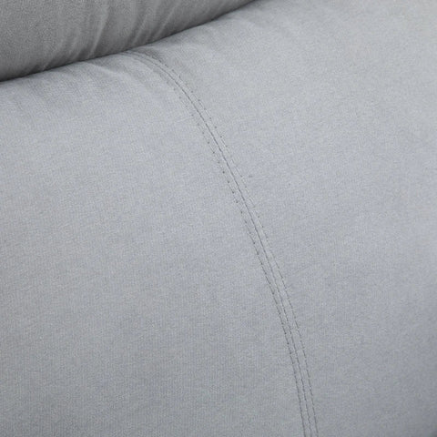 Rootz Electric Stand-up Chair - Armchair - Relax Armchair - Tv Armchair With Sleeping Function - Lying Function - Remote Control - Linen Touch - Grey - 83 x 89 x 102 cm