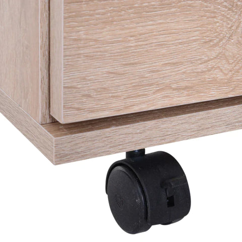 Rootz Rolkast - Verrijdbare Kast - Rolcontainer - Kast - Opbergkast - 2-ladekast