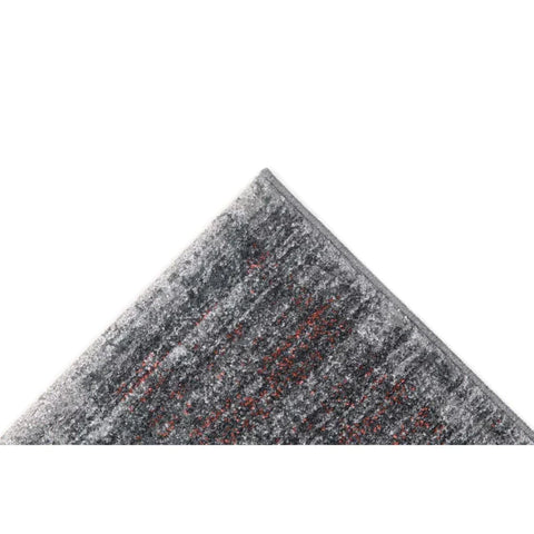 Rootz Rug - Short Pile Rug - With A Mottled Pattern - Rug Pad - Woven Carpet - Carpet - Mat - Polypropylene - Grey-Coral - 230 x 160 x 1 cm