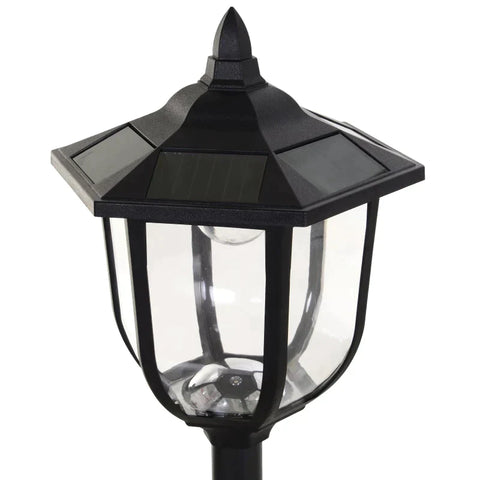 Rootz Garden Light - Solar LED Garden Lantern - Lantern - LED Lamp Post - Plastic - Black