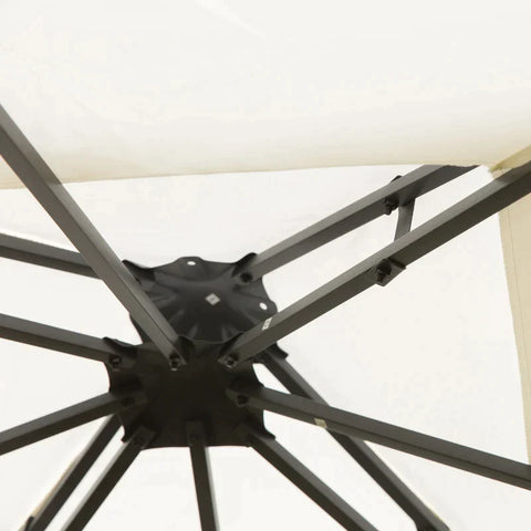 Rootz Gazebo - Garden Gazebo - Pavillon - Garden Pavillon - Party Tent - Cream