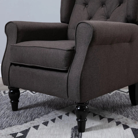 Rootz Einzelsessel - Entspannungssessel - Einzelsessel - Relaxsessel - Sessel - Braun - 76 x 86 x 108 cm