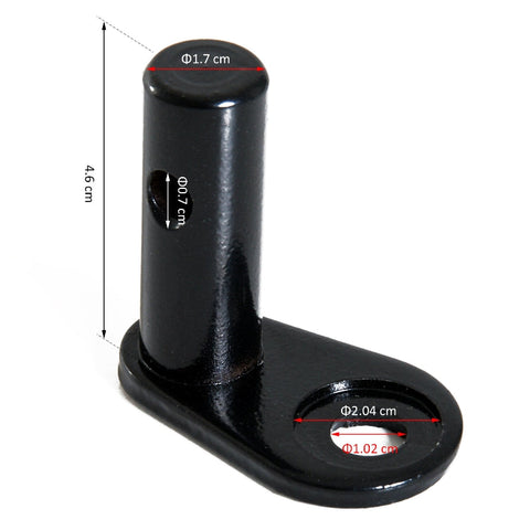 Rootz Replacement Hitch Trailer - Bike Trailer - Hitch Coupler - Carbon Steel - Black