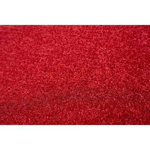 Rootz Doormat - Washable - Rubber Border - Non-slip - Red - 120 x 90 x 0.7 cm