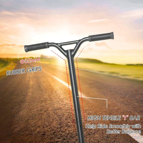 Rootz Stunt Scooter - Kick Scooter - Fun Scooter - Lightweight - Aluminium - Gold - 65 x 48.5 x 83 cm