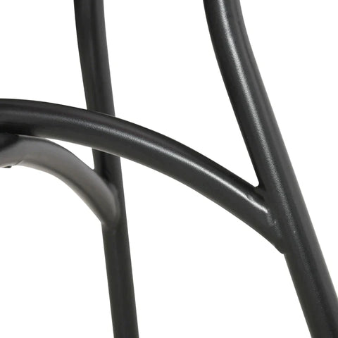 Rootz 5-piece Garden Furniture Set - Chair - Tea Table - Steel - PE Rattan Weave - Natural