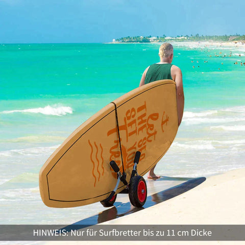 Rootz Surf Trolley - Surfboard Transport Trolley - Surfboard Trolley - Trolley - 45 kg L64 x W55 x H38.5 cm