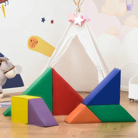 Rootz Soft Play Set - Building Block Set - Tangram Laying Game - Foam Building Blocks - Building Toys