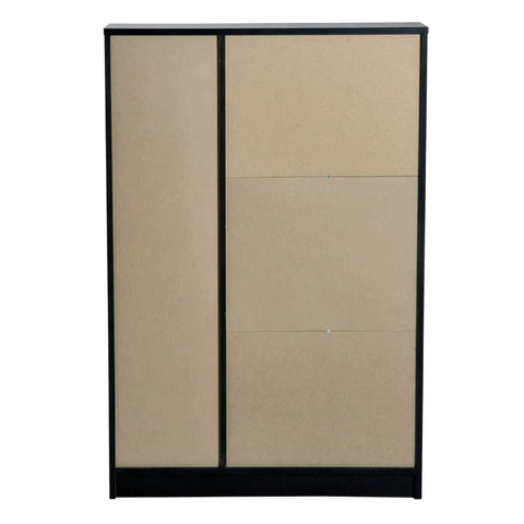Rootz Shoe Cabinet - Shoe Tipper - Shoe Stand - Shoe Rack - Black - 80x24x120cm
