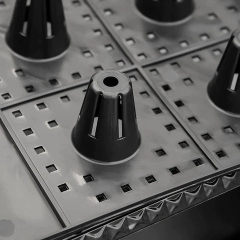 Rootz Raised Bed - Garden Bed - Garden Planter Bed - Flower Box - Brown - 50 x 50 x 33 cm