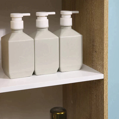 Rootz Bathroom Cabinet - Bathroom Shelf - Bathroom Furniture - Bathroom Cabinet - Tall Cabinet - Shelf Cabinet