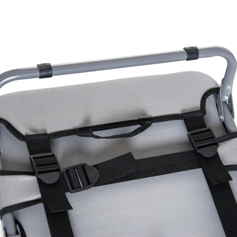 Rootz Pet Bed - Dog Lounger - Dog Bed - Cat Bed - Sleeping Bed - Foldable - Grey - 59 X 46 X 15cm