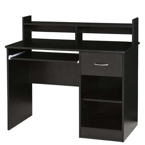 Rootz Desk - Office Desk - Computer Desk  - Black - 104 cm x 48 cm x 95.5 cm