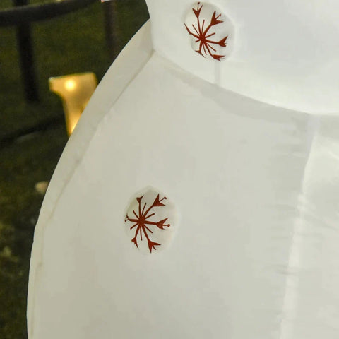 Rootz Snowman - Inflatable Snowman - Christmas Snowman - Christmas Decoration - Weatherproof - Polyester - 100 x 80 x 182 cm