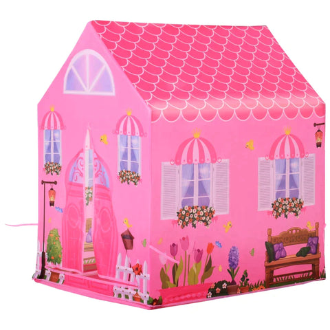 Rootz Play Tent - Children's Play House - Princess Play Tent - Tent House - Play House - Polyester - Pink - 93 x 69 x 103 cm