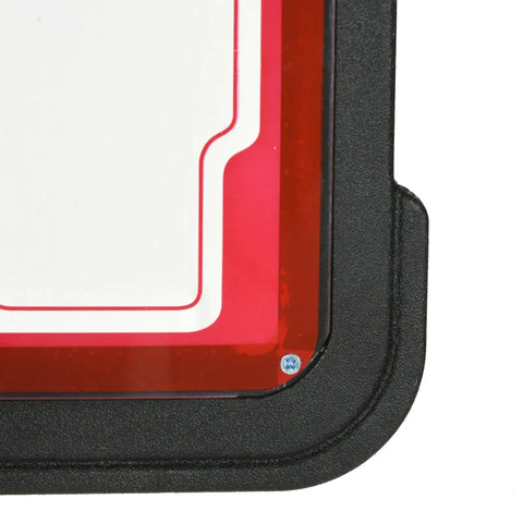 Rootz Basketball Hoop - Electronic Score Display - Wall And Door Mounting - Including Basketball - Ball Pump - Steel+plastic - Black+red - 60L x 83W x 40H cm