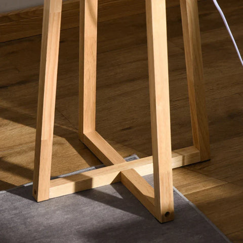 Rootz Stehlampe – mit Regal – Wohnzimmer-Stehlampe – Schlafzimmer-Stehlampe – 40 x 40 x 149 cm