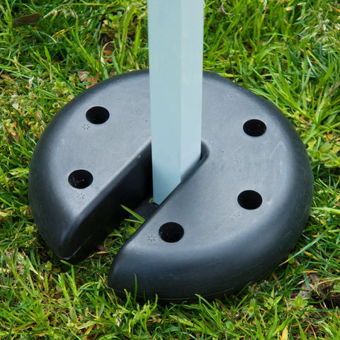 Rootz Gazebo Sand - Gazebo Weights - Weight Bag - Tent Leg - Weight Tent - Weights Base - Black