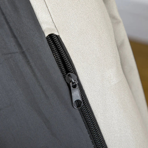 Rootz Armchair - Swivel - Tilting Backrest - Seat Cushion - Leather Look - Steel Frame - Light Gray - 62 x 62 x 95 cm