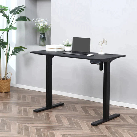 Rootz Electric Standing Desk - Electric Desk - Desk Stand - Computer Desk - With Motor Height Adjustable - 74.5-114.5 cm
