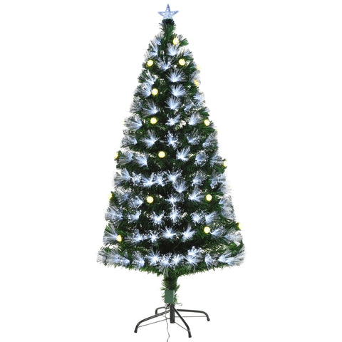 Rootz Kerstboom - Kunstkerstboom - Met Afstandsbediening - LED Verlichting Kerstboom - Groen/Wit - Ø75 x 150 cm