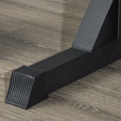 Rootz halterstandaard - voor halterschijven - rek voor stangen - tot 150 kg - staal - zwart - 100 x 55 x 102 cm