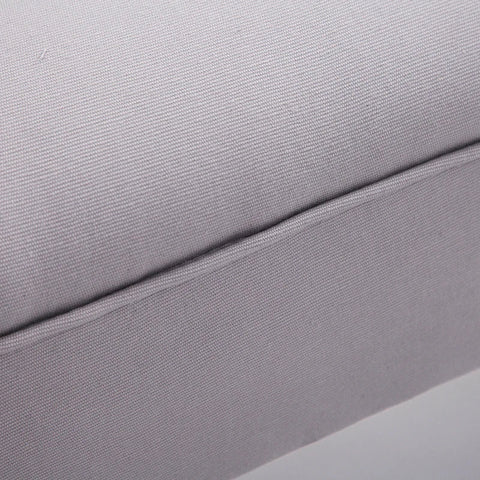 Rootz Bedroom Bench - Bench Seat - Upholstered Bench - MDF Foam - Grey - 102 x 31 x 51 cm