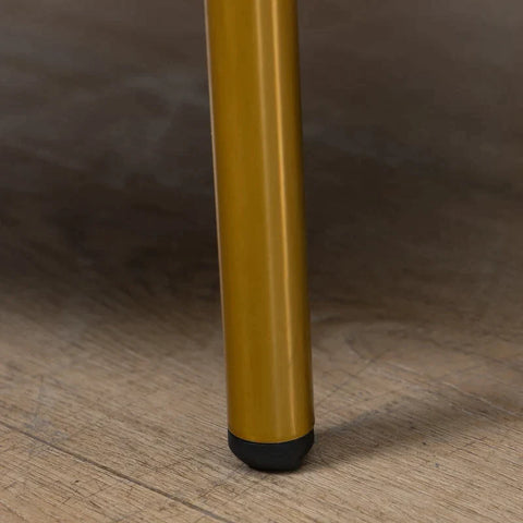 Rootz Bijzettafel - 2-in-1 Design - Industrieel Ontwerp - Dienblad + Bijzettafel 1 Plank - Staal - Goud + Zwart - 43L x 45B x 61.5H cm